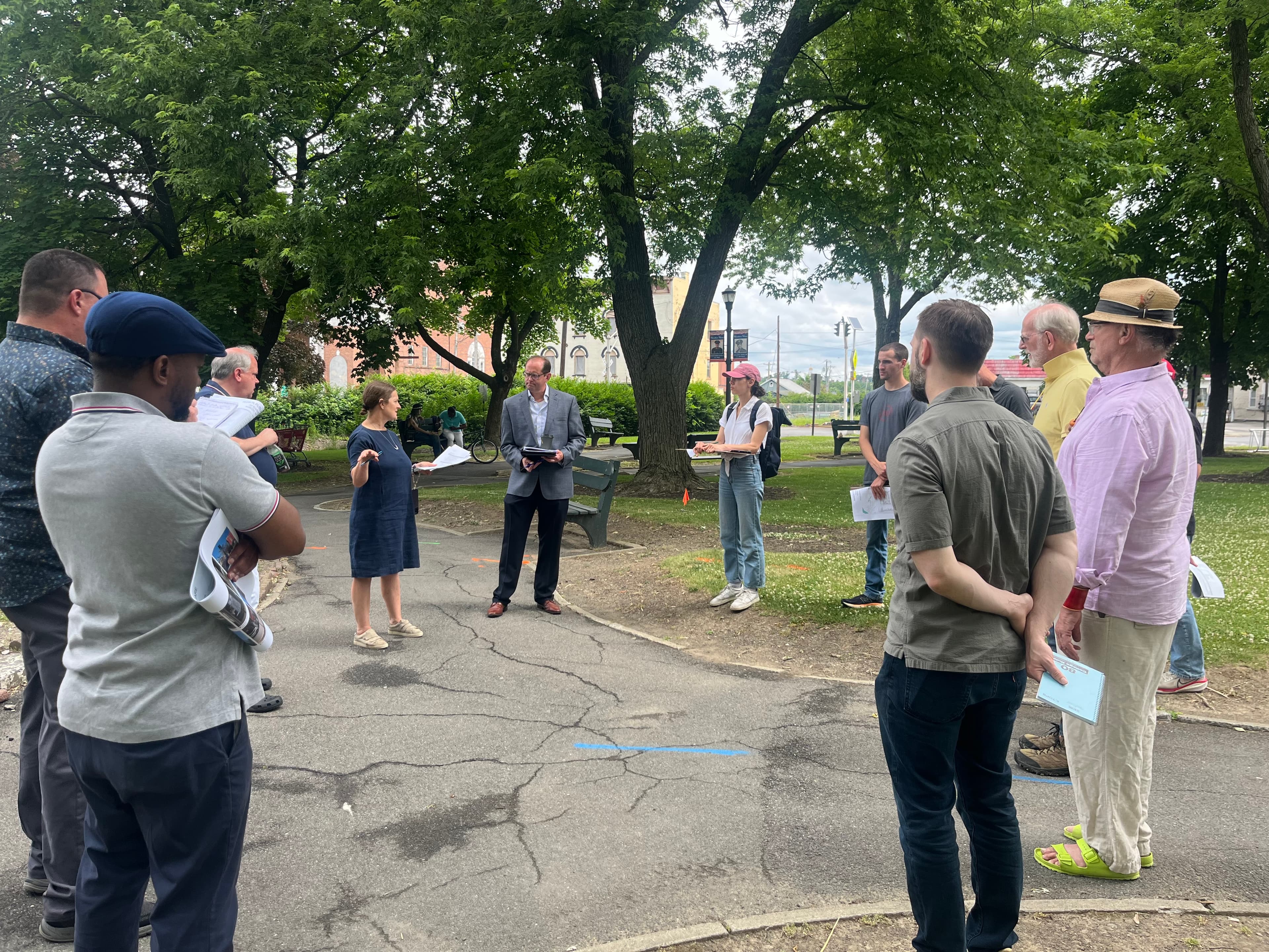 Community meeting attendees