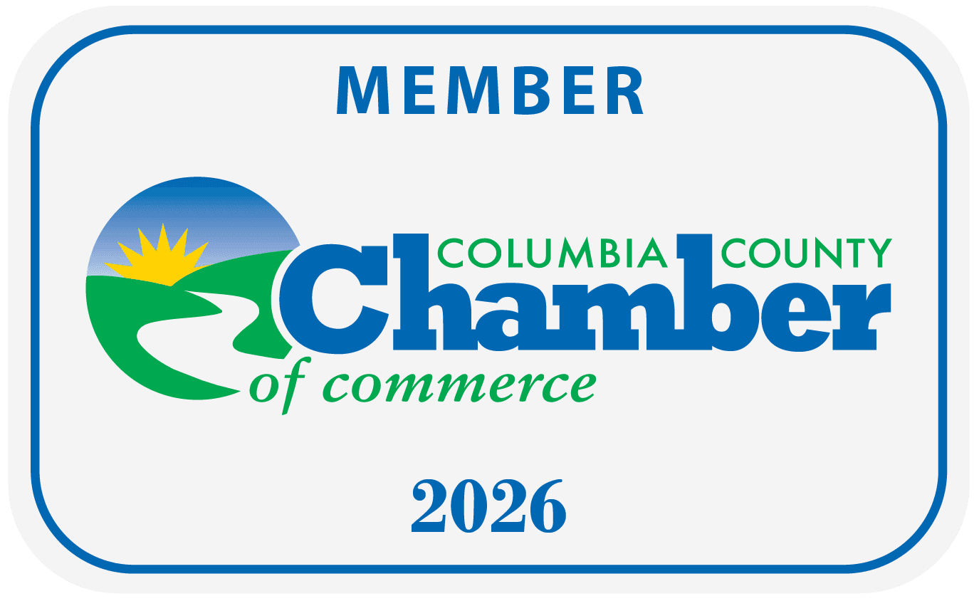 2026 Columbia County Chamber of Commerce member badge